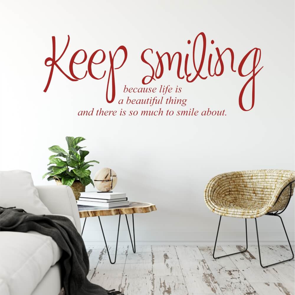 Falmatrica idézet - Keep smiling II.