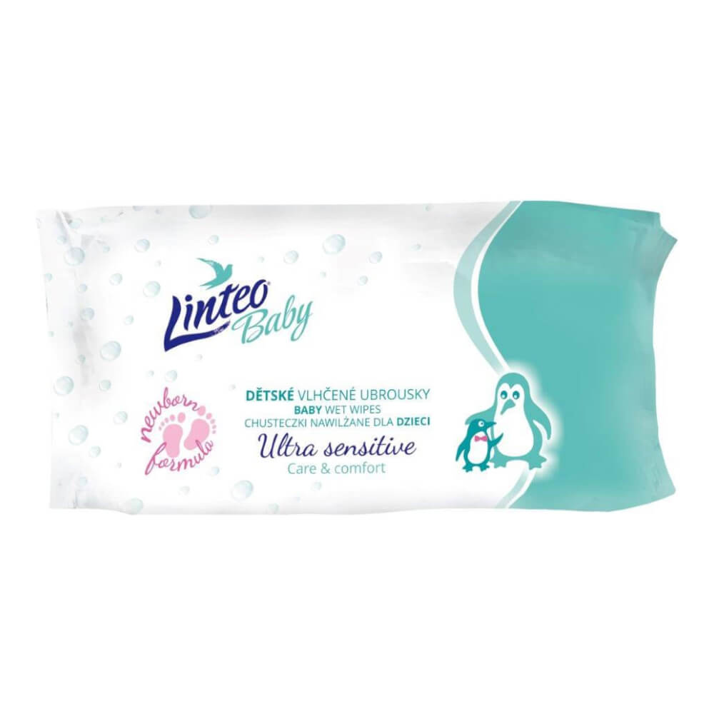 Linteo Baby Ultra Sensitive baba nedves törlőkendő 64 db