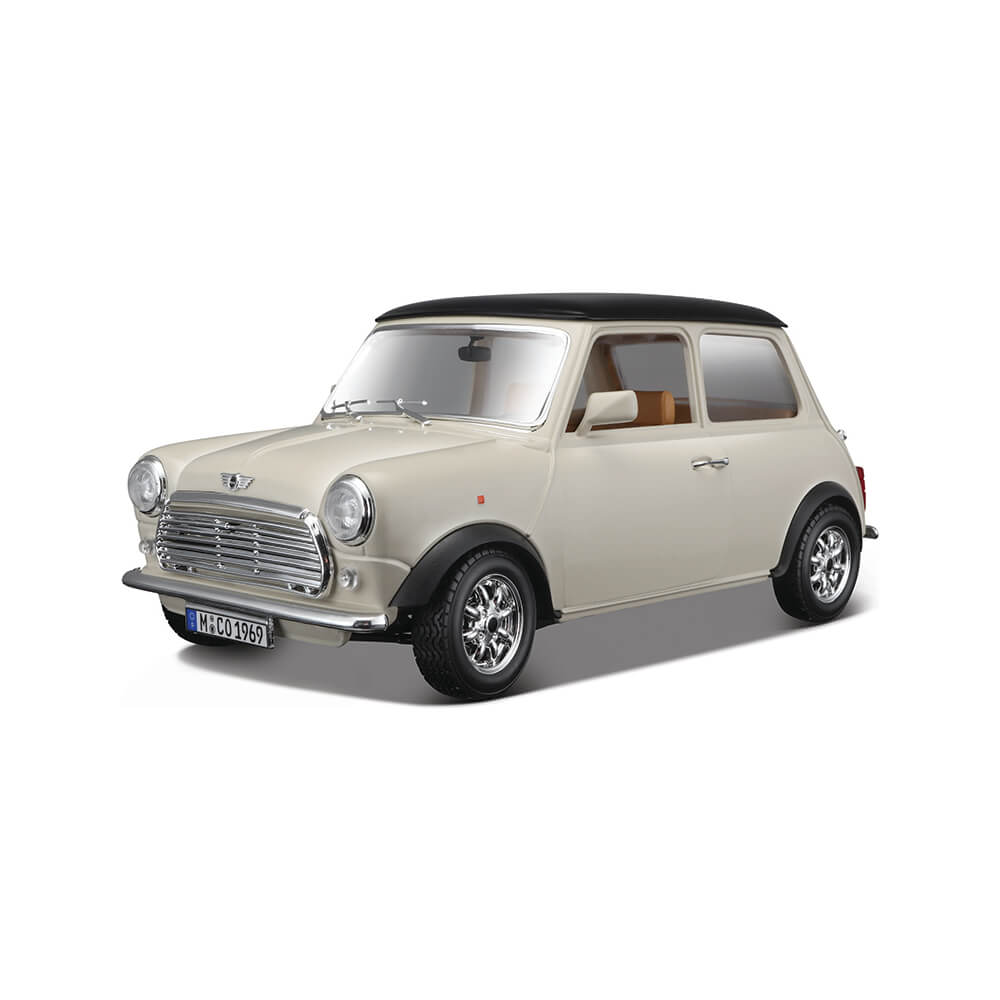 Bburago 1:18 Mini Cooper (1969) bézs színű