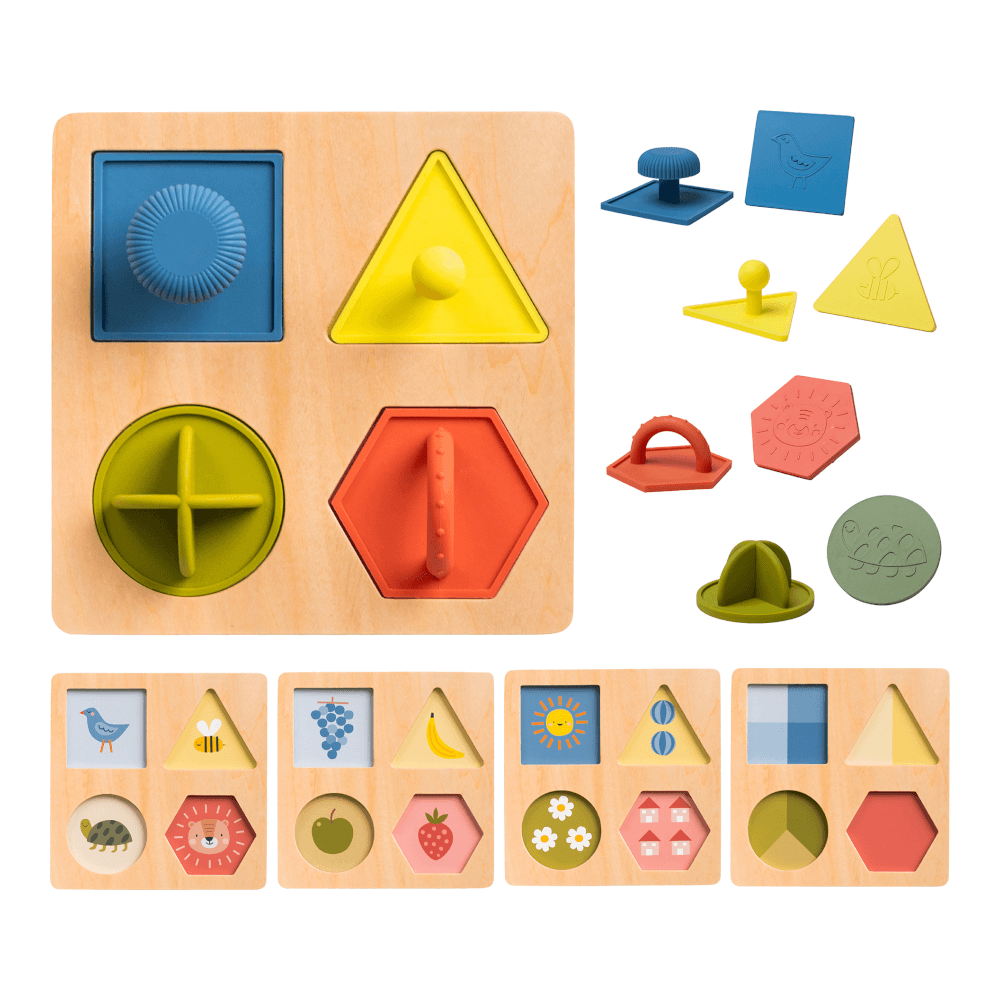 Puzzle beillesztési formák a kicsiknek