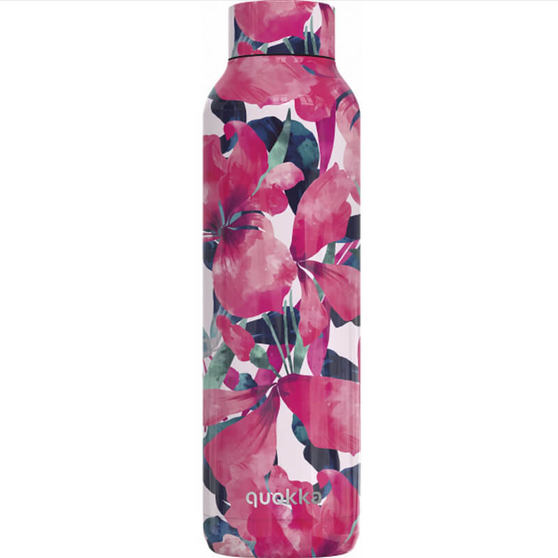 Rozsdamentes acél termopalack Solid Pink Bloom 630 ml